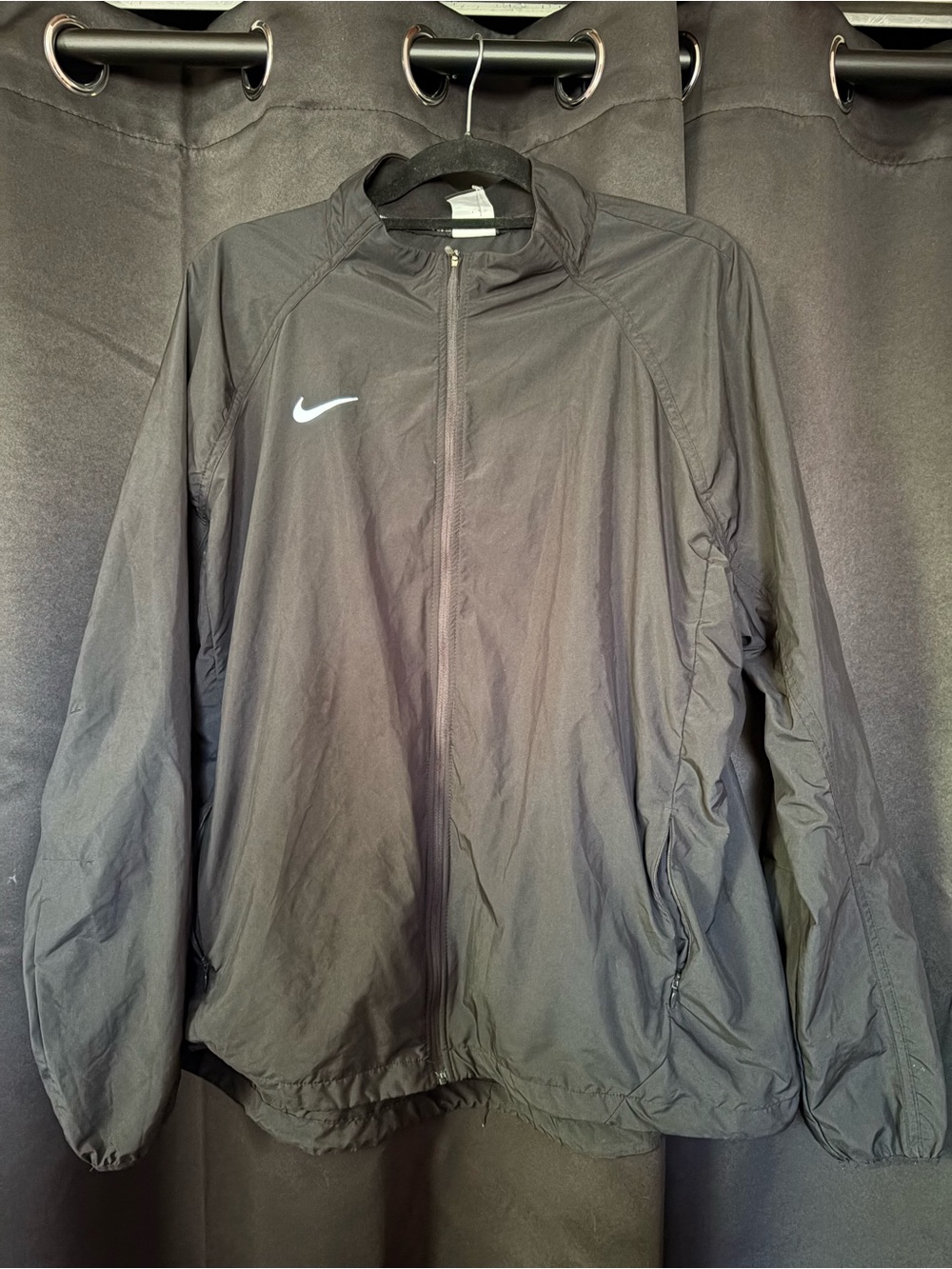 Nike Black Windbreaker Jacket